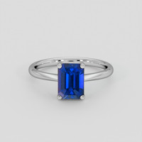 2.01 Ct. Color Change Sapphire Ring, 14K White Gold 1