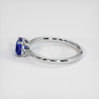 1.66 Ct. Blue Sapphire Ring, 14K White Gold 4
