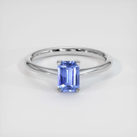 1.01 Ct. Sapphire Ring, 14K White Gold 1