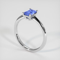 1.01 Ct. Sapphire Ring, 14K White Gold 2