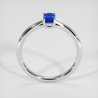 0.70 Ct. Sapphire Ring, 14K White Gold 3