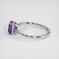 1.20 Ct. Purple Sapphire Ring, 14K White Gold 4