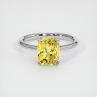 3.05 Ct. Sapphire Ring, 14K White Gold 1