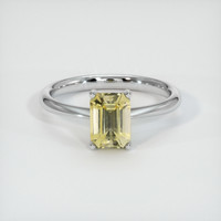 1.46 Ct. Sapphire Ring, 14K White Gold 1