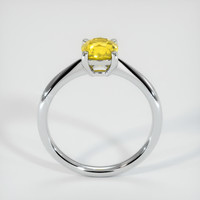 1.01 Ct. Yellow Sapphire Ring, 14K White Gold 3