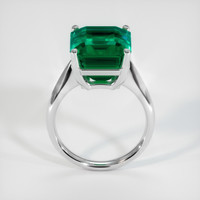 9.21 Ct. Emerald Ring, 18K White Gold 3