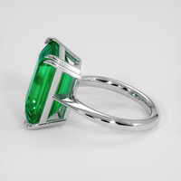 10.01 Ct. Emerald Ring, 18K White Gold 4