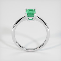 1.06 Ct. Emerald Ring, 18K White Gold 3