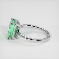 2.48 Ct. Emerald Ring, 18K White Gold 4