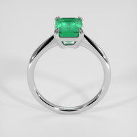 2.55 Ct. Emerald Ring, 18K White Gold 3