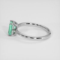 1.41 Ct. Emerald Ring, 18K White Gold 4