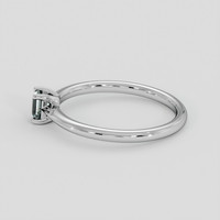 0.29 Ct. Alexandrite Ring, 18K White Gold 4