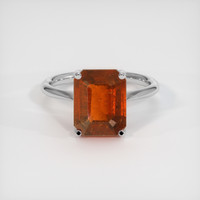 4.55 Ct. Gemstone Ring, 18K White Gold 1