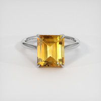 6.59 Ct. Gemstone Ring, 18K White Gold 1