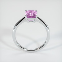2.72 Ct. Pink Sapphire Ring, 18K White Gold 3
