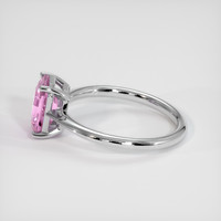 2.54 Ct. Padparadscha Sapphire Ring, 18K White Gold 4