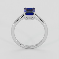 1.72 Ct. Blue Sapphire Ring, 18K White Gold 3