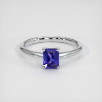 1.09 Ct. Sapphire Ring, 18K White Gold 1