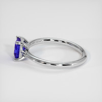 1.09 Ct. Sapphire Ring, 18K White Gold 4