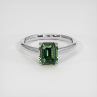 2.08 Ct. Sapphire Ring, 18K White Gold 1