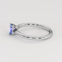1.01 Ct. Violet Sapphire Ring, 18K White Gold 4