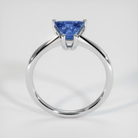 1.39 Ct. Blue Sapphire Ring, 18K White Gold 3