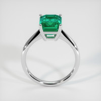 4.05 Ct. Emerald Ring, 18K White Gold 3