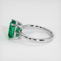 4.05 Ct. Emerald Ring, 18K White Gold 4