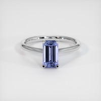 1.51 Ct. Sapphire Ring, 18K White Gold 1