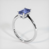 1.51 Ct. Sapphire Ring, 18K White Gold 2