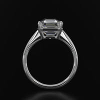 6.06 Ct. White Sapphire Ring, 18K White Gold 3
