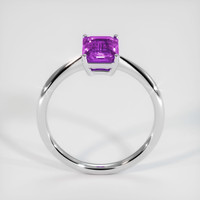 2.16 Ct. Purple Sapphire Ring, 18K White Gold 3