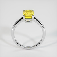 3.77 Ct. Sapphire Ring, 18K White Gold 3