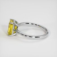 3.77 Ct. Sapphire Ring, 18K White Gold 4