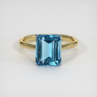 4.21 Ct. Gemstone Ring, 14K White & Yellow 1