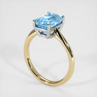 2.50 Ct. Gemstone Ring, 14K White & Yellow 2