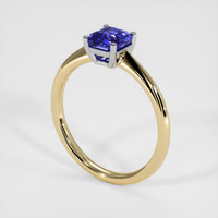 1.36 Ct. Sapphire Ring, 14K White & Yellow 2