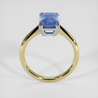 3.04 Ct. Blue Sapphire Ring, 18K White & Yellow 3