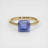 2.71 Ct. Sapphire Ring, 18K White & Yellow 1