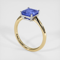 2.71 Ct. Sapphire Ring, 18K White & Yellow 2