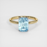 2.50 Ct. Gemstone Ring, 18K White & Yellow 1