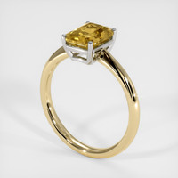 1.68 Ct. Gemstone Ring, 18K White & Yellow 2