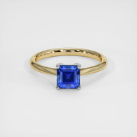 1.72 Ct. Sapphire Ring, 18K White & Yellow 1