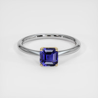 1.36 Ct. Sapphire Ring, 18K White & Yellow 1