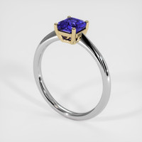 1.36 Ct. Sapphire Ring, 18K White & Yellow 2