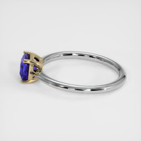 1.36 Ct. Sapphire Ring, 18K White & Yellow 4