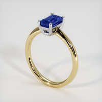 1.09 Ct. Sapphire Ring, 18K White & Yellow 2