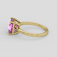 3.58 Ct. Pink Spinel Ring, 10K Yellow Gold 4