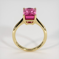 3.77 Ct. Pink Tourmaline Ring, 10K Yellow Gold 3