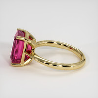 3.77 Ct. Pink Tourmaline Ring, 10K Yellow Gold 4